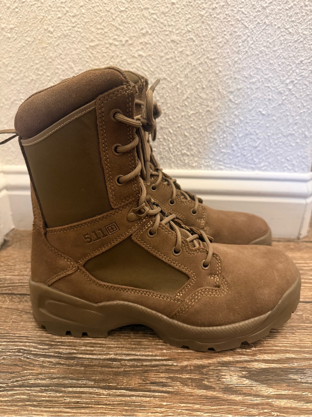 5.11 Tactical Men's Coyote Brown Suede Nylon Duty Boots